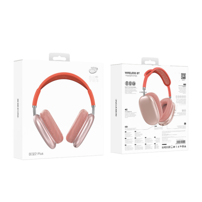 Bluetooth навушники Borofone BO22 Plus Elegant- red-pink Bluetooth навушники Borofone BO22 Plus Elegant- red-pink