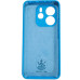 Накладка (з мікрофіброю) Silicone Cover Lakshmi Full Camera для Xiaomi Redmi Note 14 4G (UA/Europe)- блакитний