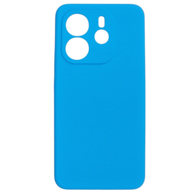 Накладка (з мікрофіброю) Silicone Cover Lakshmi Full Camera для Xiaomi Redmi Note 14 4G (UA/Europe)- блакитний