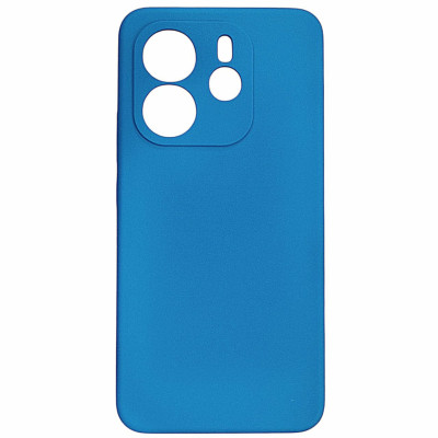 Накладка (з мікрофіброю) Silicone Cover Lakshmi Full Camera для Xiaomi Redmi Note 14 4G (UA/Europe)- синій