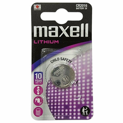 Батарейка CR2016 Maxell Lithium 3V 1bl Батарейка CR2016 Maxell Lithium 3V 1bl
