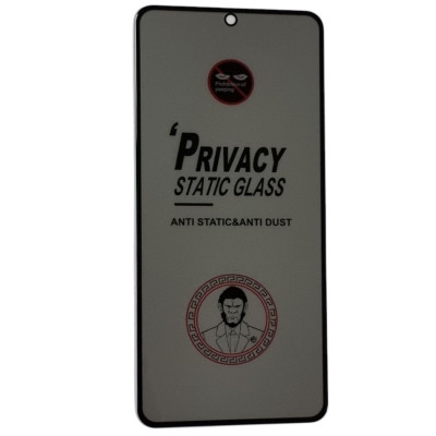 Скло захисне Privacy 5D (full glue) для Xiaomi Poco X7 Pro- чорний Скло захисне Privacy 5D (full glue) для Xiaomi Poco X7 Pro- чорний
