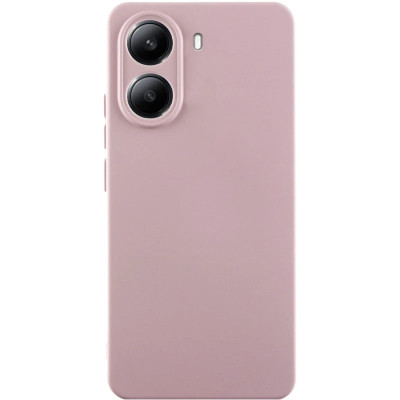 Накладка (з мікрофіброю) Silicone Cover Lakshmi Full Camera для Xiaomi Poco X7 Pro- рожевий пісок