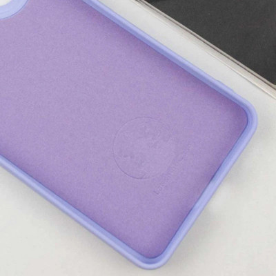 Накладка (з мікрофіброю) Silicone Cover Lakshmi Full Camera для Xiaomi Poco X7 Pro- бузковий