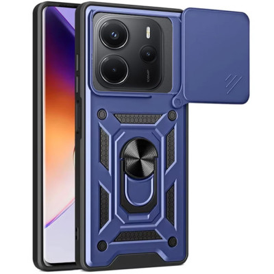 Протиударний чохол Camshield Serge Ring для Xiaomi Redmi Note 14 4G (UA/Europe)- синій Протиударний чохол Camshield Serge Ring для Xiaomi Redmi Note 14 4G (UA/Europe)- синій