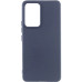 Накладка (з мікрофіброю) Silicone Cover Lakshmi для Realme C61 4G / C63 4G- темно-синій