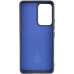 Накладка (з мікрофіброю) Silicone Cover Lakshmi для Realme C61 4G / C63 4G- темно-синій