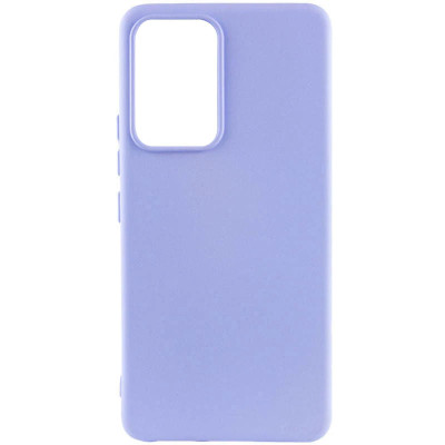 Накладка (з мікрофіброю) Silicone Cover Lakshmi для Realme C61 4G / C63 4G- бузковий