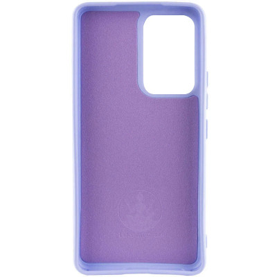 Накладка (з мікрофіброю) Silicone Cover Lakshmi для Realme C61 4G / C63 4G- бузковий