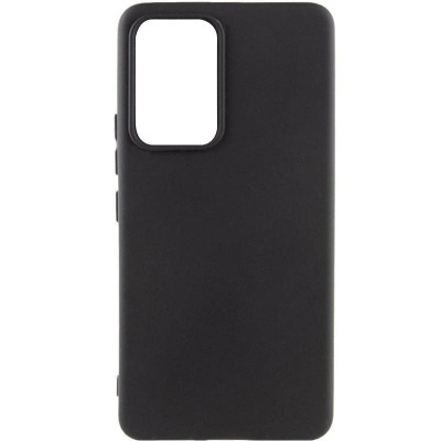 Накладка (з мікрофіброю) Silicone Cover Lakshmi для Realme C61 4G / C63 4G- чорний