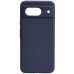 Накладка (з мікрофіброю) Silicone Cover Lakshmi Full Camera для Google Pixel 8- темно-синій