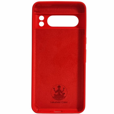 Накладка (з мікрофіброю) Silicone Cover Lakshmi Full Camera для Google Pixel 8 Pro- червоний