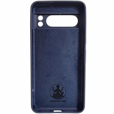 Накладка (з мікрофіброю) Silicone Cover Lakshmi Full Camera для Google Pixel 8 Pro- темно-синій
