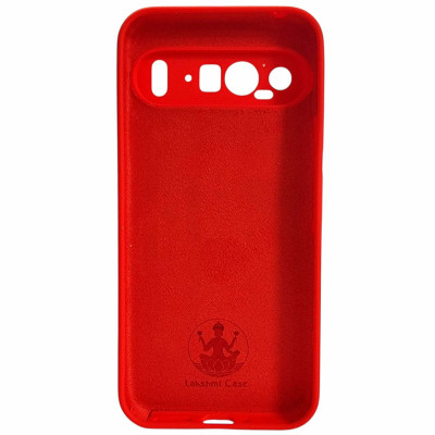 Накладка (з мікрофіброю) Silicone Cover Lakshmi Full Camera для Google Pixel 9 Pro XL- червоний