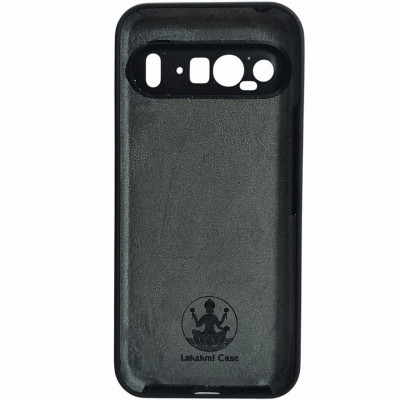 Накладка (з мікрофіброю) Silicone Cover Lakshmi Full Camera для Google Pixel 9 Pro XL- чорний