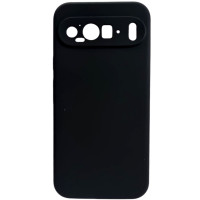 Накладка (з мікрофіброю) Silicone Cover Lakshmi Full Camera для Google Pixel 9 Pro XL- чорний
