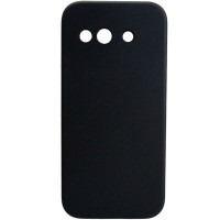 Накладка (з мікрофіброю) Silicone Cover Lakshmi Full Camera для Google Pixel 9a- чорний