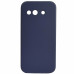 Накладка (з мікрофіброю) Silicone Cover Lakshmi Full Camera для Google Pixel 9a- темно-синій