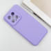 Накладка (з мікрофіброю) Silicone Cover Lakshmi Full Camera для Xiaomi 14- бузковий