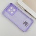Накладка (з мікрофіброю) Silicone Cover Lakshmi Full Camera для Xiaomi 14- бузковий