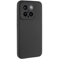 Накладка (з мікрофіброю) Silicone Cover Lakshmi Full Camera для Xiaomi 14- чорний