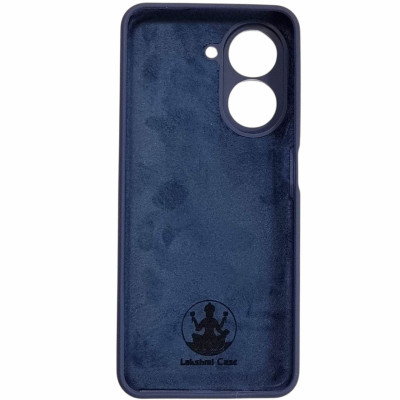 Накладка (з мікрофіброю) Silicone Cover Lakshmi Full Camera для Xiaomi Redmi A5 / Poco C71- темно-синій