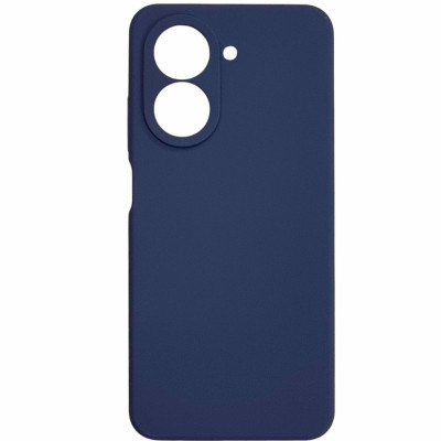 Накладка (з мікрофіброю) Silicone Cover Lakshmi Full Camera для Xiaomi Redmi A5 / Poco C71- темно-синій