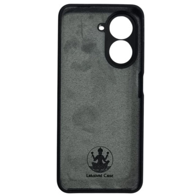 Накладка (з мікрофіброю) Silicone Cover Lakshmi Full Camera для Xiaomi Redmi A5 / Poco C71- чорний