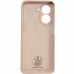 Накладка (з мікрофіброю) Silicone Cover Lakshmi Full Camera для Xiaomi Redmi A5 / Poco C71- рожевий пісок
