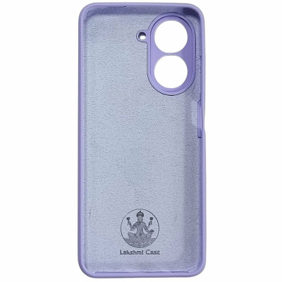 Накладка (з мікрофіброю) Silicone Cover Lakshmi Full Camera для Xiaomi Redmi A5 / Poco C71- бузковий