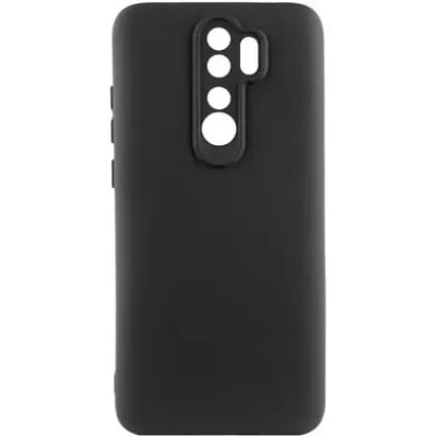 Накладка (з мікрофіброю) Silicone Cover Lakshmi Full Camera для Xiaomi Redmi Note 8 Pro- чорний
