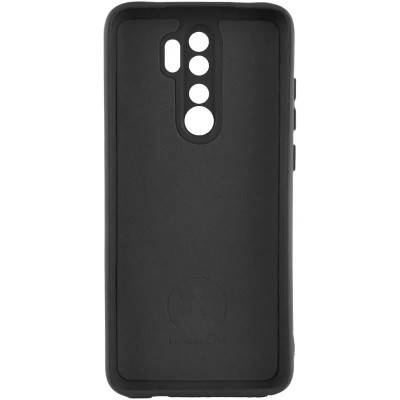 Накладка (з мікрофіброю) Silicone Cover Lakshmi Full Camera для Xiaomi Redmi Note 8 Pro- чорний