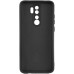 Накладка (з мікрофіброю) Silicone Cover Lakshmi Full Camera для Xiaomi Redmi Note 8 Pro- чорний