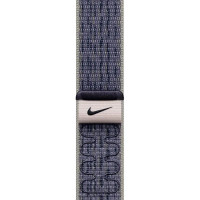 Ремінець Nike Sport Loop для Apple Watch 38/40/41/42mm(ser.10)- чорно-синій Ремінець Nike Sport Loop для Apple Watch 38/40/41/42mm(ser.10)- чорно-синій