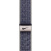 Ремінець Nike Sport Loop для Apple Watch 38/40/41/42mm(ser.10)- чорно-синій