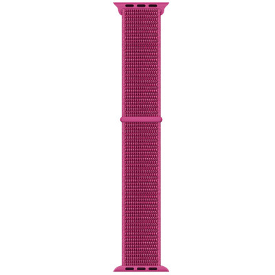 Ремінець Nylon для Apple Watch 38/40/41/42mm(ser.10)- малиновий Ремінець Nylon для Apple Watch 38/40/41/42mm(ser.10)- малиновий