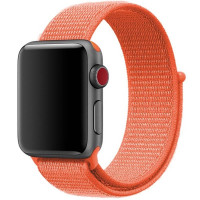 Ремінець Nylon для Apple Watch 38/40/41/42mm(ser.10)- помаранчевий Ремінець Nylon для Apple Watch 38/40/41/42mm(ser.10)- помаранчевий
