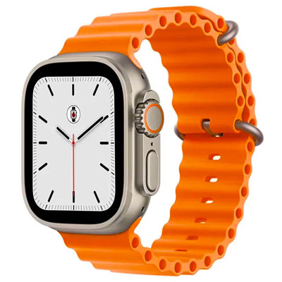 Ремінець Ocean Band для Apple Watch 42(ser.1-3)/44/45/46/49mm- помаранчевий Ремінець Ocean Band для Apple Watch 42(ser.1-3)/44/45/46/49mm- помаранчевий