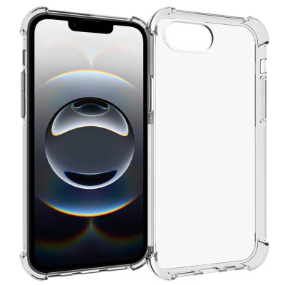 Накладка GETMAN посилені кути для iPhone 16e / iPhone 17e- прозорий Накладка GETMAN посилені кути для iPhone 16e / iPhone 17e- прозорий