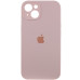 Накладка (з мікрофіброю) Silicon Case Full Camera для iPhone 15- рожевий пісок
