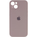 Накладка (з мікрофіброю) Silicon Case Full Camera для iPhone 15- пастельно-рожевий