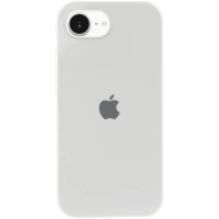 Накладка (з мікрофіброю) Silk Full Protective для iPhone 16e / iPhone 17e- білий