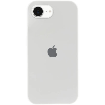 Накладка (з мікрофіброю) Silk Full Protective для iPhone 16e / iPhone 17e- білий