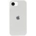 Накладка (з мікрофіброю) Silk Full Protective для iPhone 16e / iPhone 17e- білий