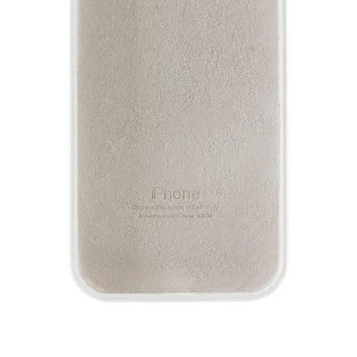 Накладка (з мікрофіброю) Silk Full Protective для iPhone 16e / iPhone 17e- білий