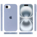 Накладка (з мікрофіброю) Silk Full Protective для iPhone 16e / iPhone 17e- бузково блакитний