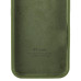 Накладка (з мікрофіброю) Silk Full Protective для iPhone 16e / iPhone 17e- темно-оливковий