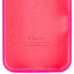 Накладка (з мікрофіброю) Silk Full Protective для iPhone 16e / iPhone 17e- яскраво-рожевий