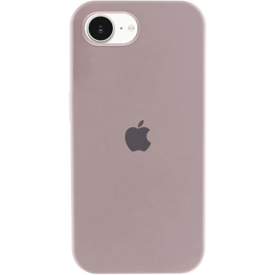 Накладка (з мікрофіброю) Silk Full Protective для iPhone 16e / iPhone 17e- пастельно-рожевий