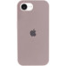 Накладка (з мікрофіброю) Silk Full Protective для iPhone 16e / iPhone 17e- пастельно-рожевий